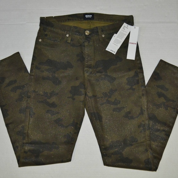 Women's HUDSON sz 24 Nico Super Skinny Camo Jeans - Picture 5 of 8